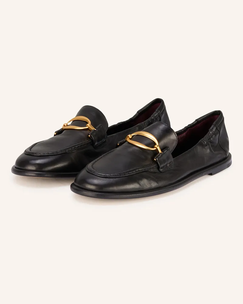 POMME D'OR Loafer Mia schwarz Schwarz