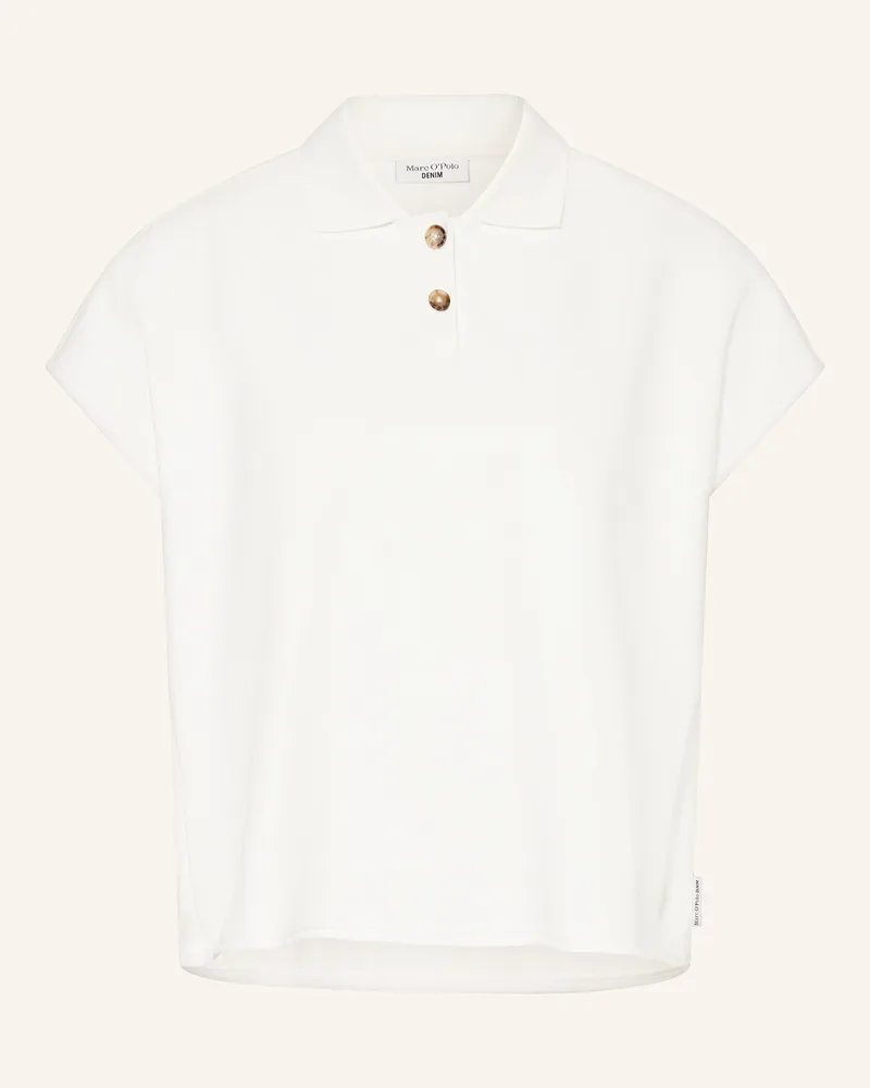 Marc O'Polo Piqué-Poloshirt Weiss