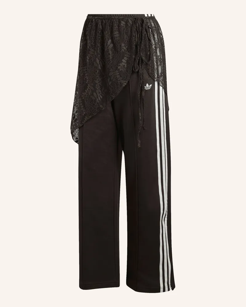 adidas Tack Pants 2In1 Firebird Mit Spitze braun Dunkelbraun