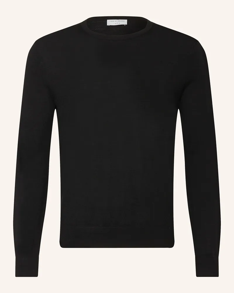 Tiger of Sweden Pullover CONNOR aus Merinowolle Schwarz