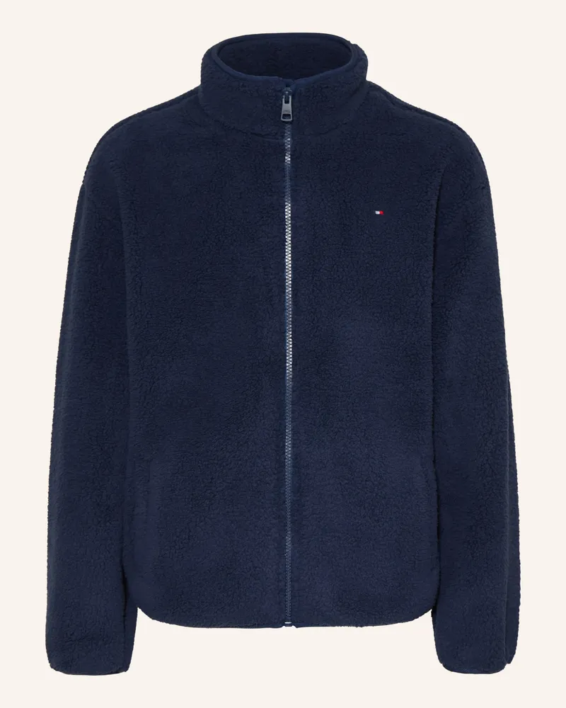 Tommy Hilfiger Fleecejacke blau Dunkelblau