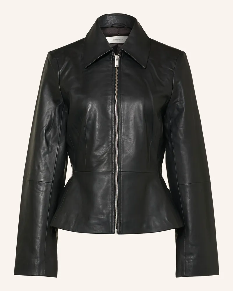 InWear Lederjacke Yurieiw schwarz Schwarz
