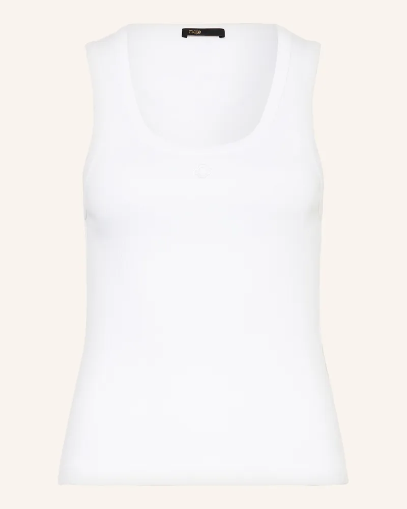 Maje Top weiss Weiss