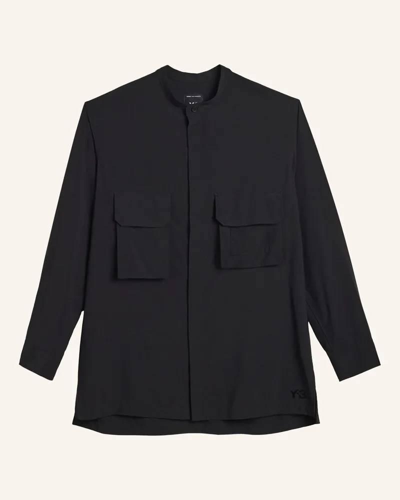 Y-3 Y-3 Ut Hemdjacke schwarz Schwarz