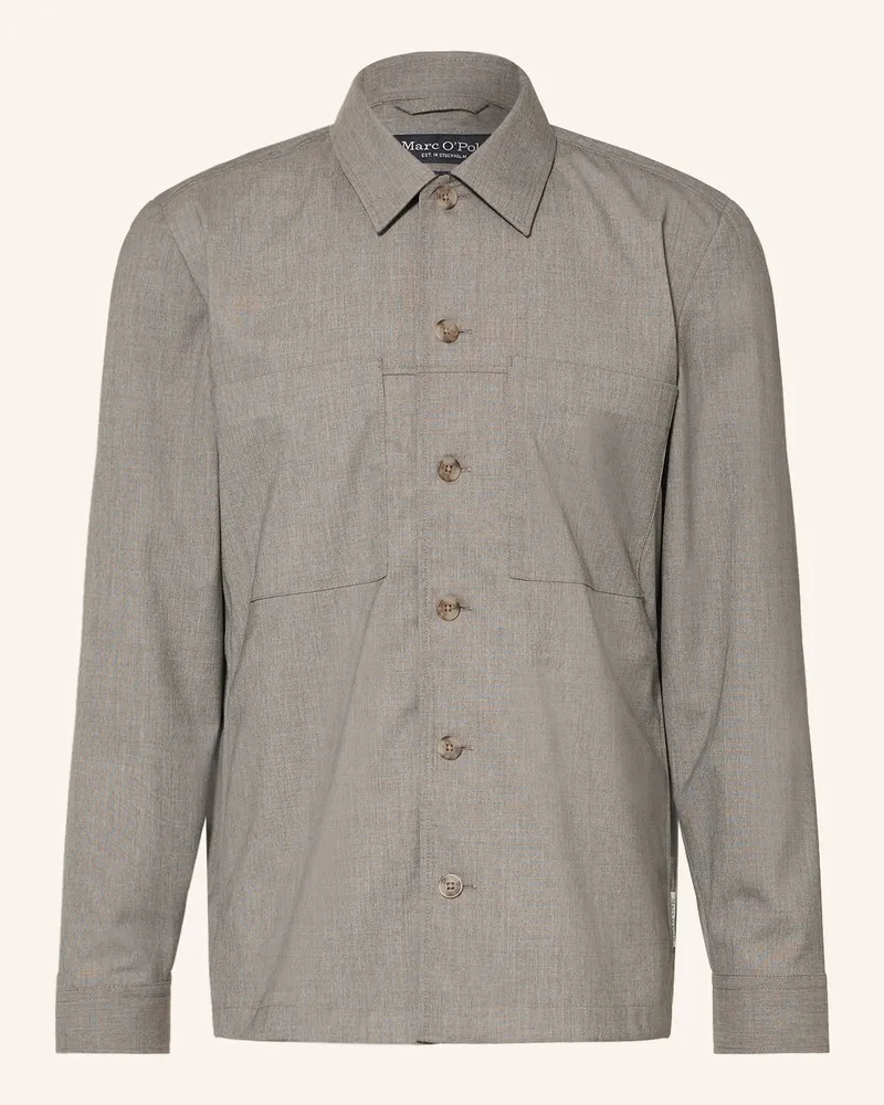 Marc O'Polo Overshirt grau Grau