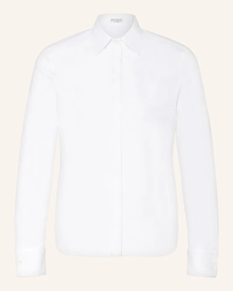 Brunello Cucinelli Hemdbluse Weiss