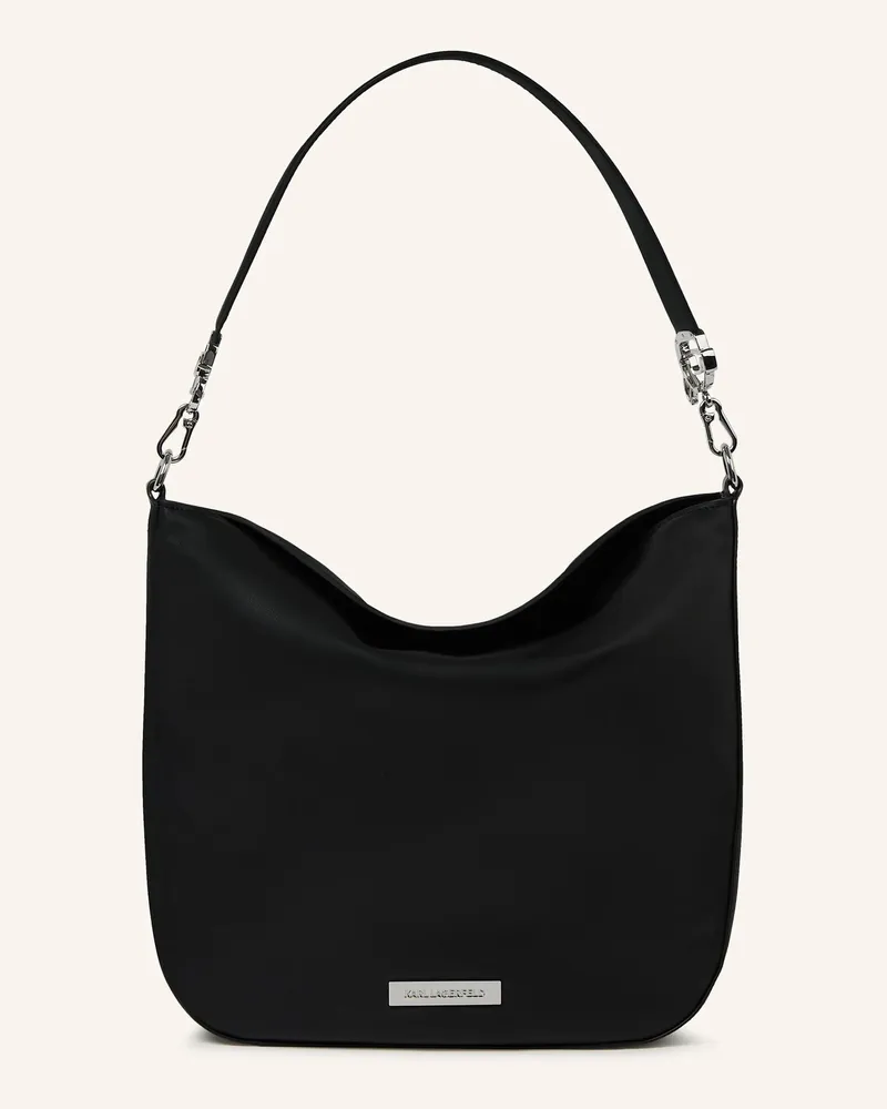 Karl Lagerfeld Hobo-Bag schwarz Schwarz