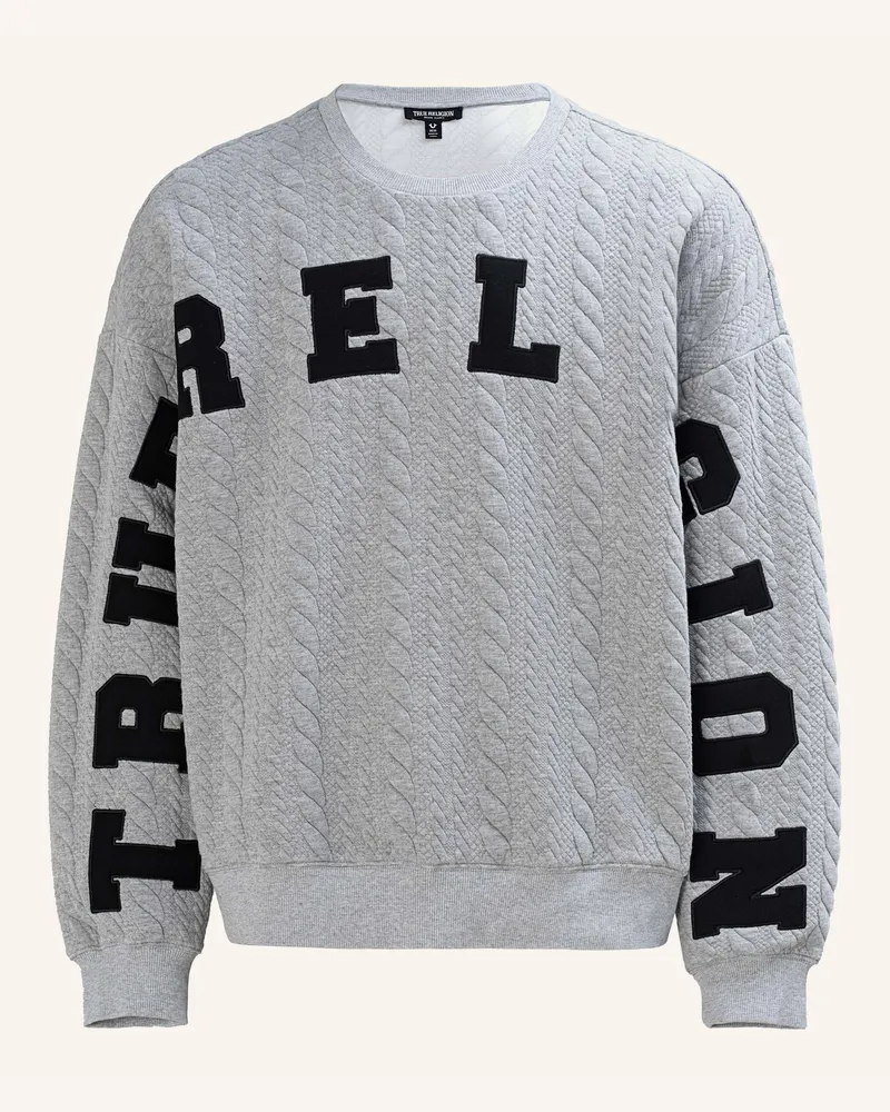 True Religion Sweatshirt Grau