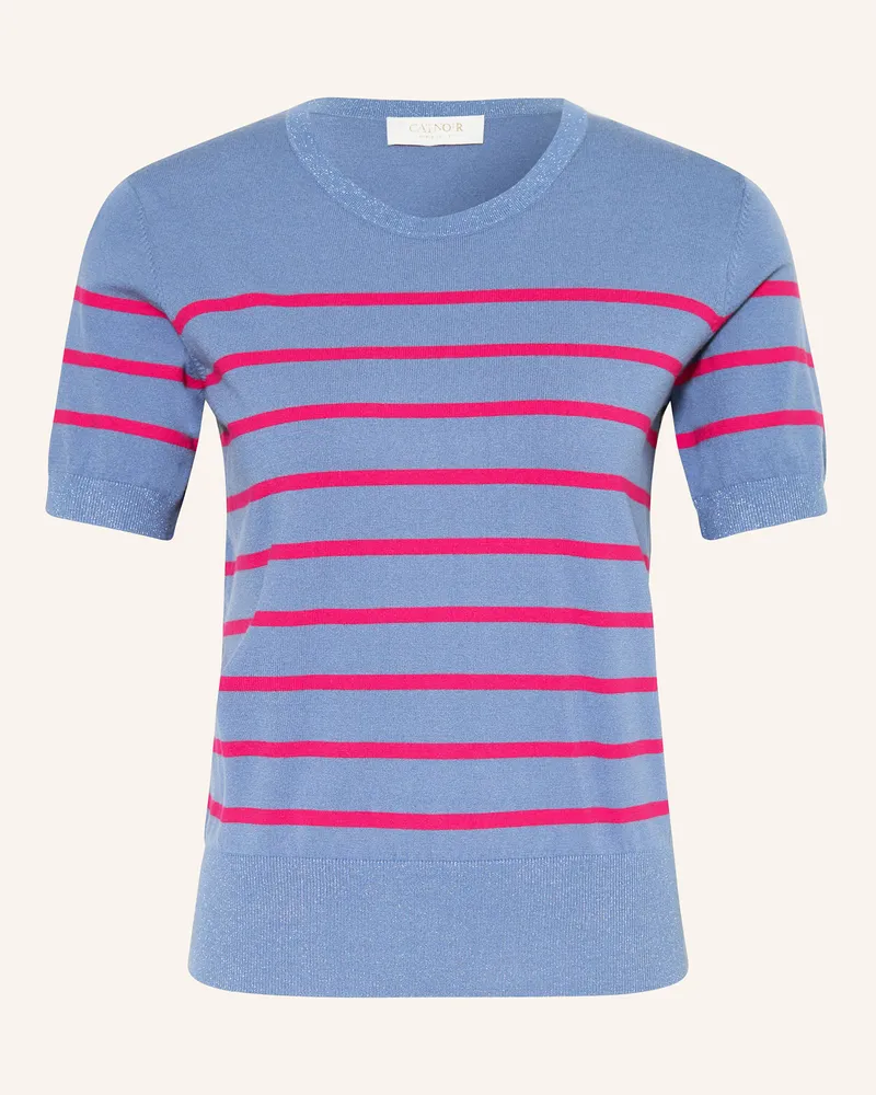 CATNOIR Pullover mit Glitzergarn Blaugrau