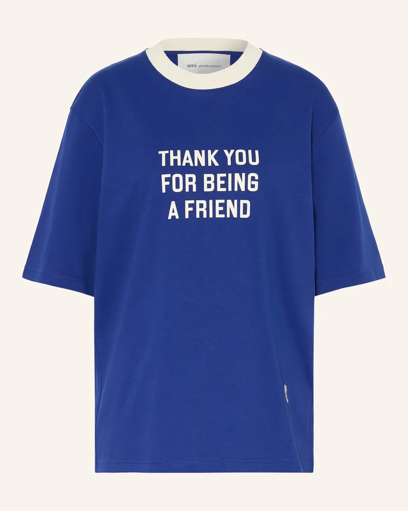 AMI Paris T-Shirt blau Blau