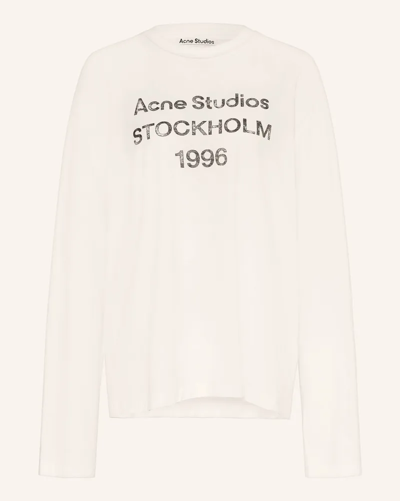 Acne Studios Longsleeve weiss Weiss