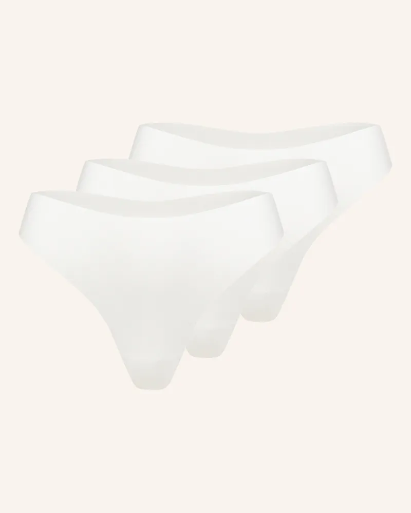 Ehrlich Textil erlich textil 3 PACK - SEAMLESS String LIGHT TOUCH Weiss