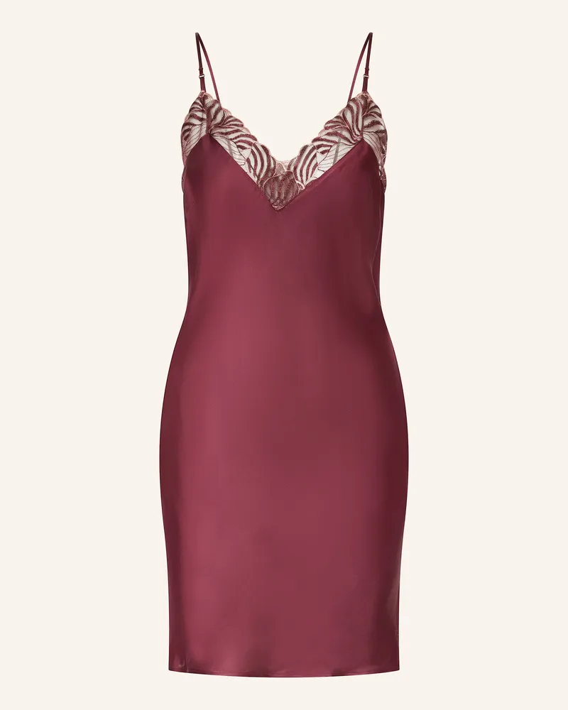 Chantelle Negligé LEGEND aus Satin Dunkelrot