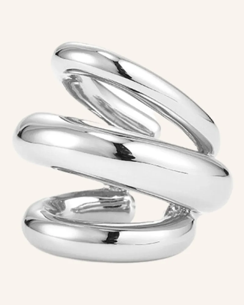 Jenny Bird Single Earcuff TOME TRIPLE EARCUFF by GLAMBOU Silber