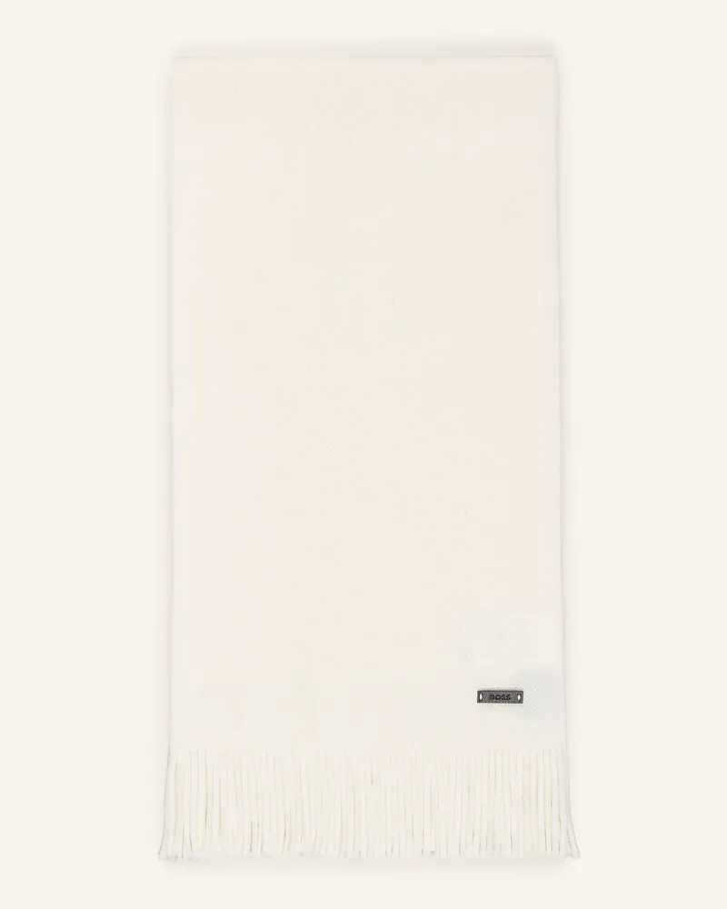 HUGO BOSS Schal Albas weiss Creme