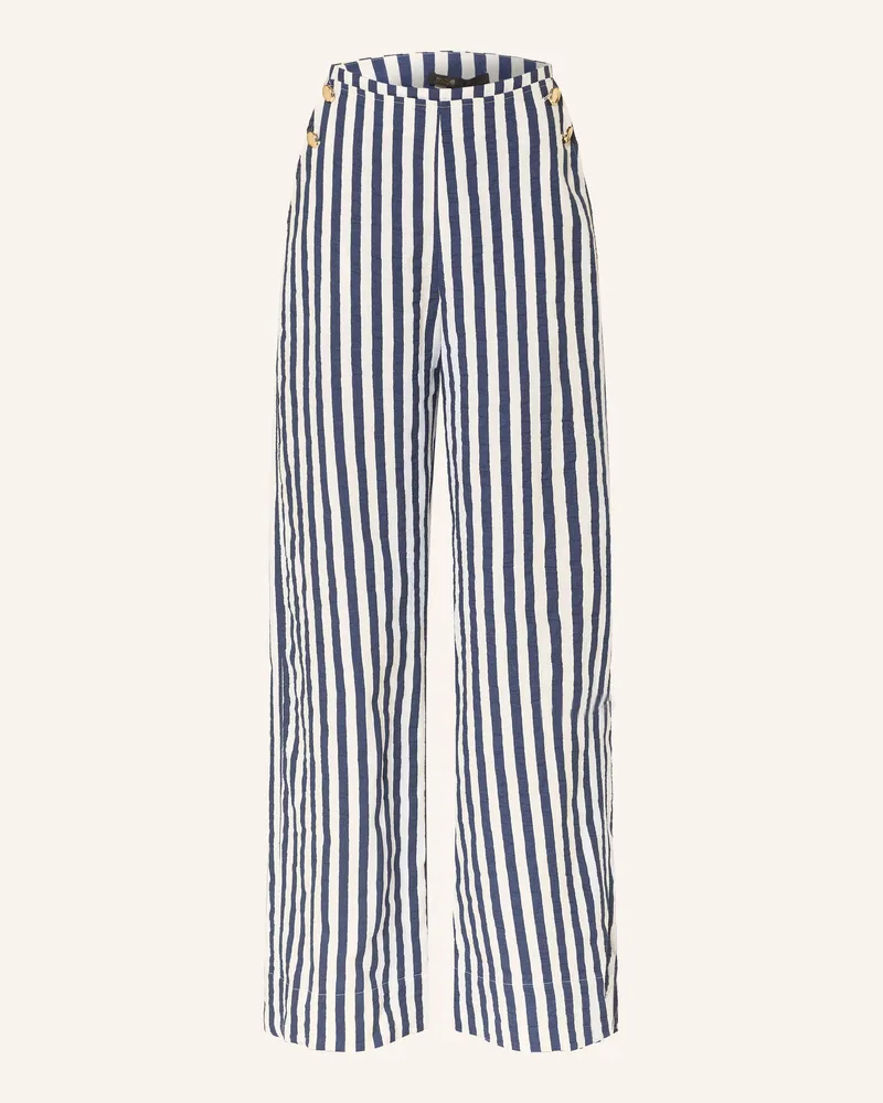 Maje Hose weiss Dunkelblau