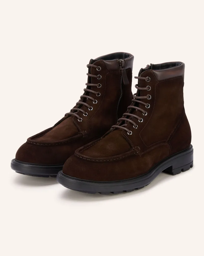 Magnanni Schnürboots braun Dunkelbraun