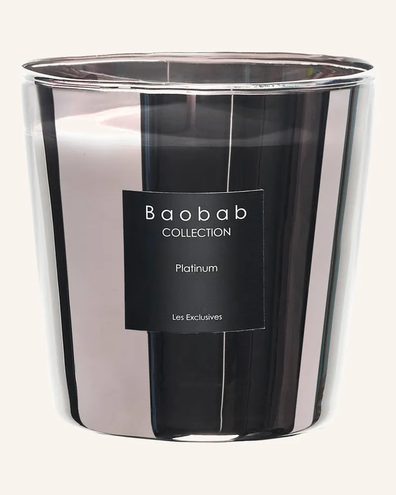 Baobab Collection Duftkerze Aurum silber Silber