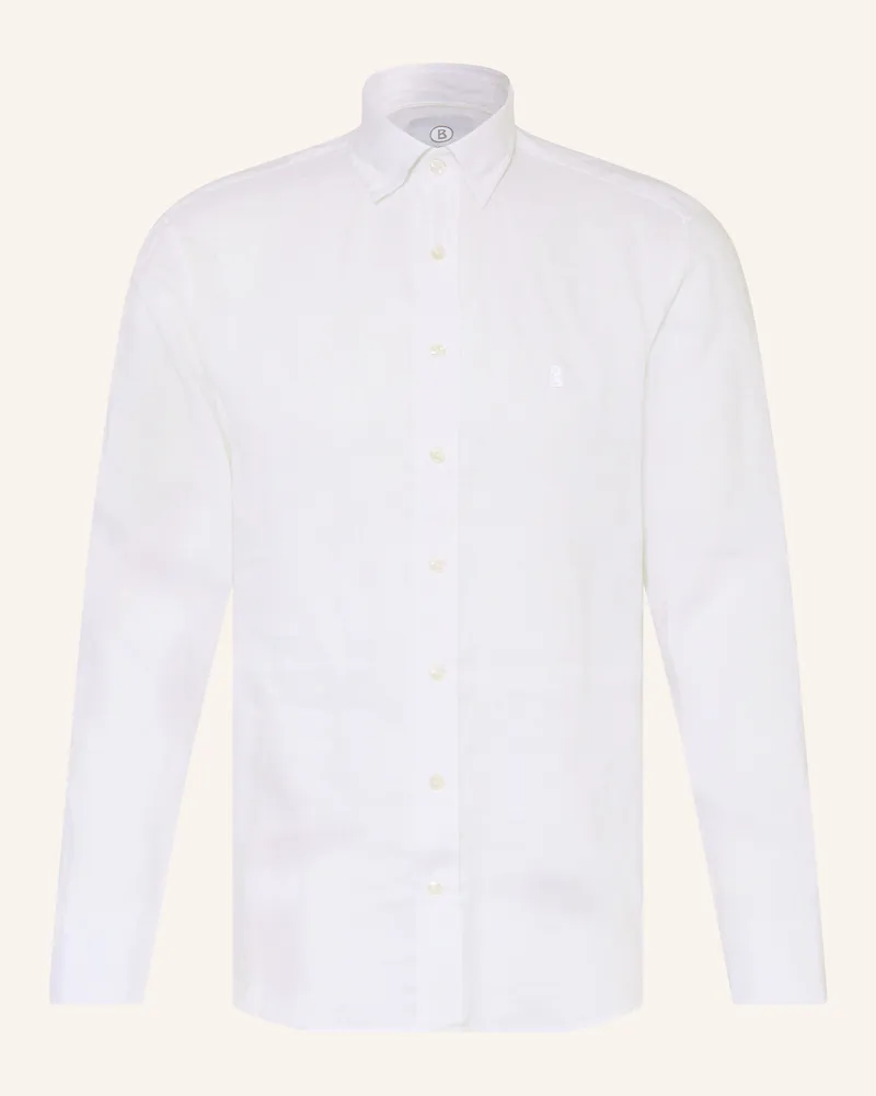 Bogner Leinenhemd Timi Regular Fit weiss Weiss