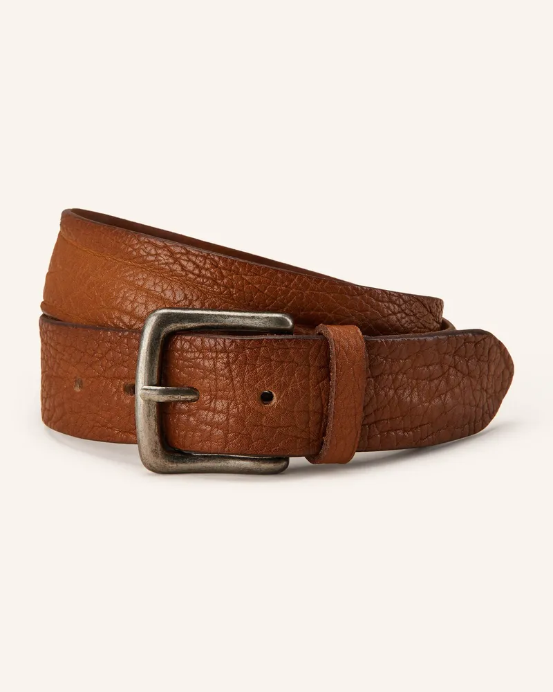 Post & Co Ledergürtel Braun
