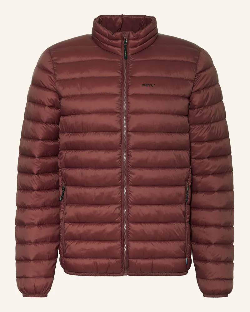 me°ru' Steppjacke WESTON Dunkelrot