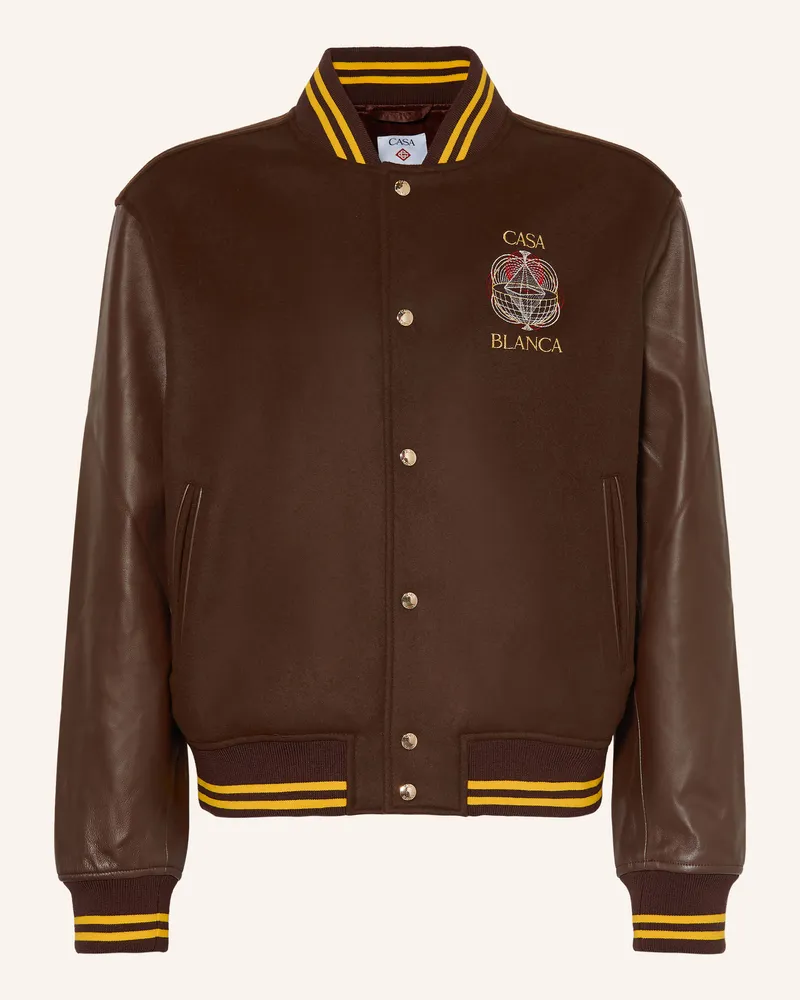 Casablanca Paris College-Jacke braun Dunkelbraun