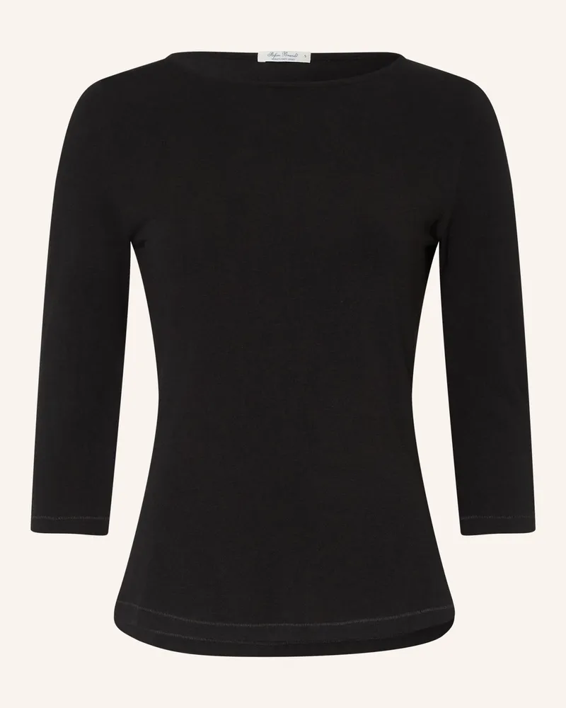 Stefan Brandt Shirt Mit 3/4-Arm schwarz Schwarz