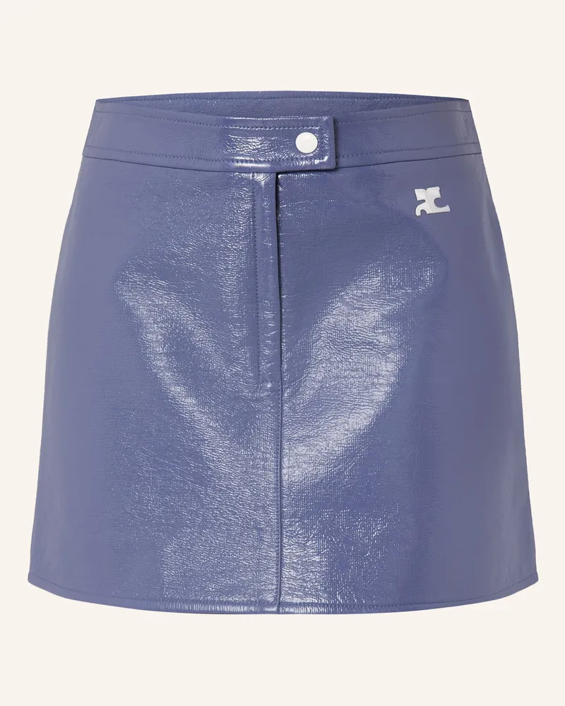 Courrèges Rock blau Dunkelblau