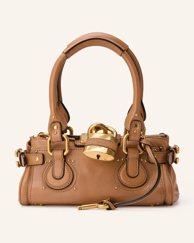 Chloé Handtasche Paddington Small braun Mustang