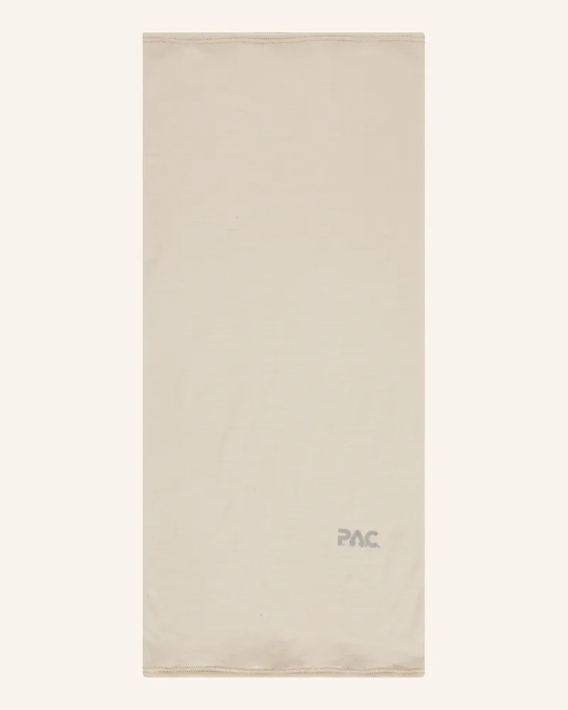 P.A.C. Multifunktionstuch Aus Merinowolle gruen Creme