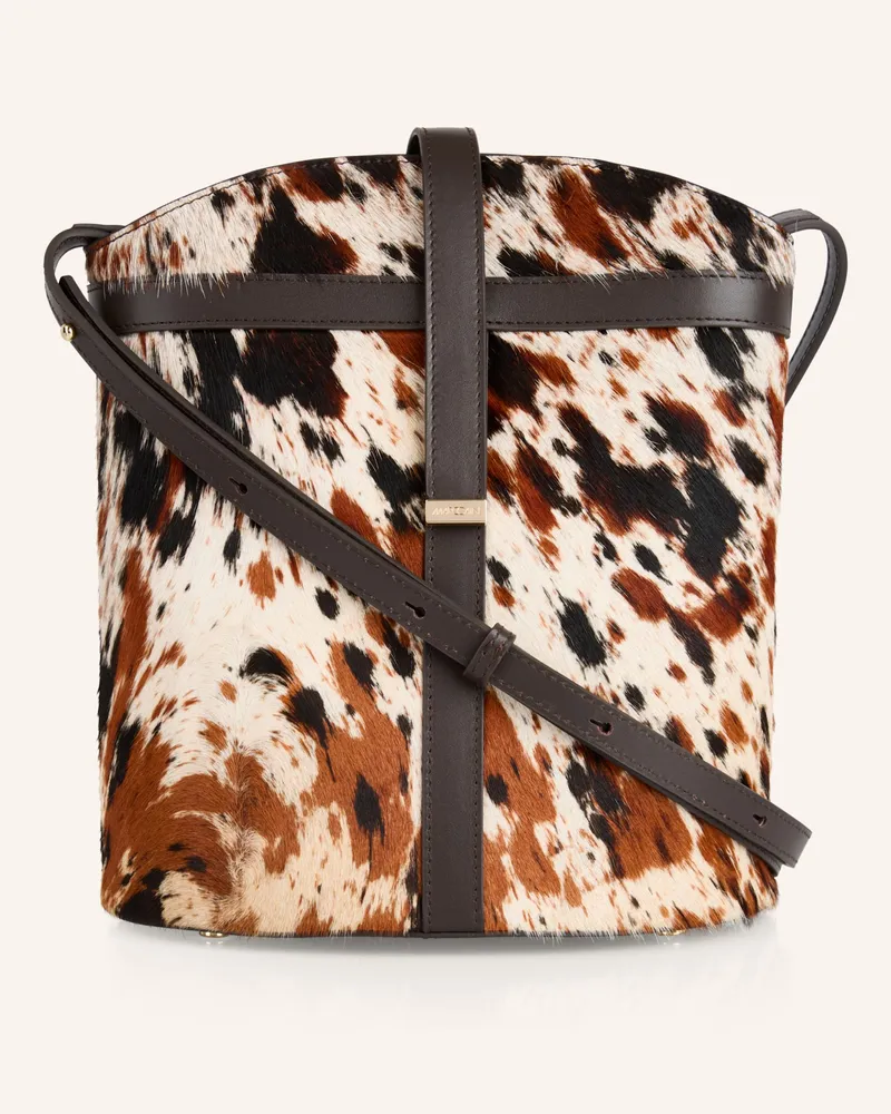 Marc Cain Schultertasche braun Dunkelbraun