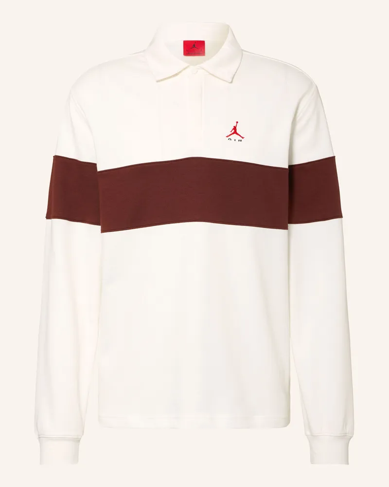 Jordan Jersey-Poloshirt Brooklyn Loose Fit weiss Creme
