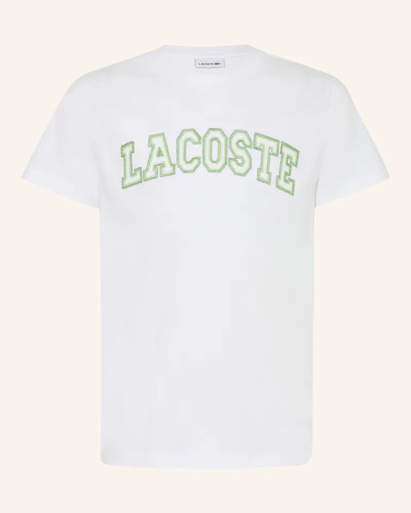 Lacoste T-Shirt weiss Weiss