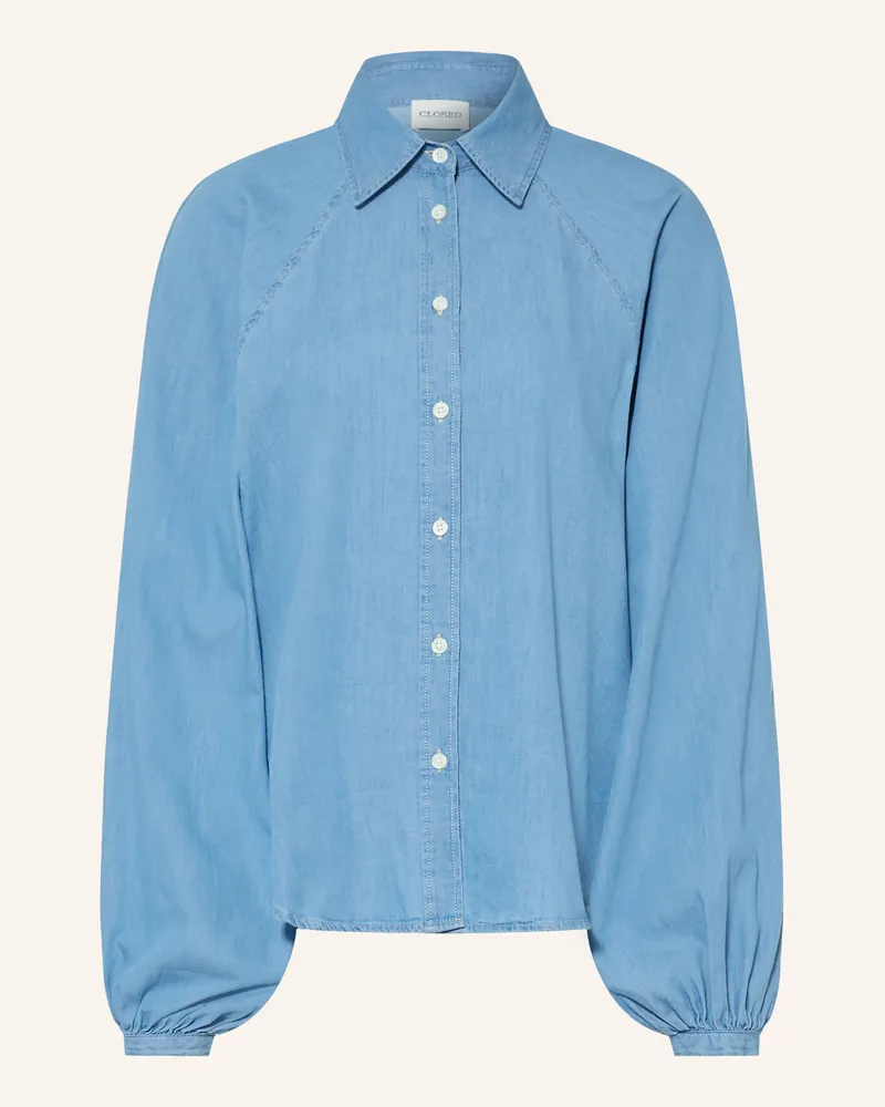Closed Hemdbluse In Jeansoptik blau Hellblau