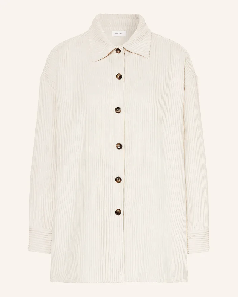 Darling Harbour Hemdbluse Aus Cord beige Ecru