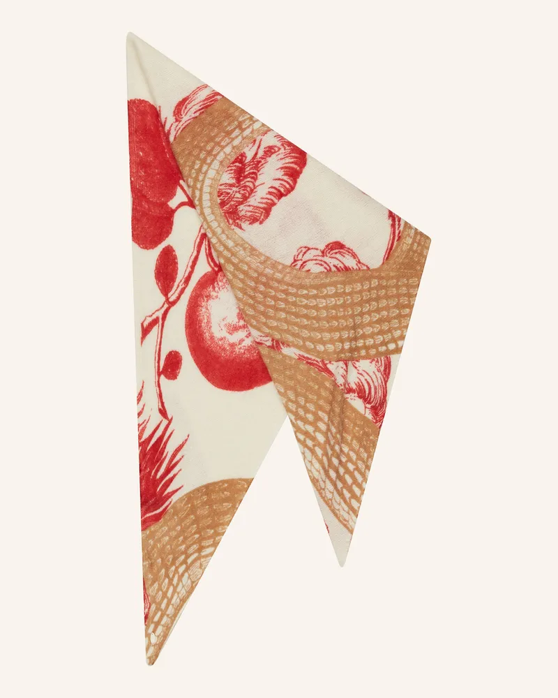 Friendly Hunting Dreieckstuch aus Cashmere Hellgelb