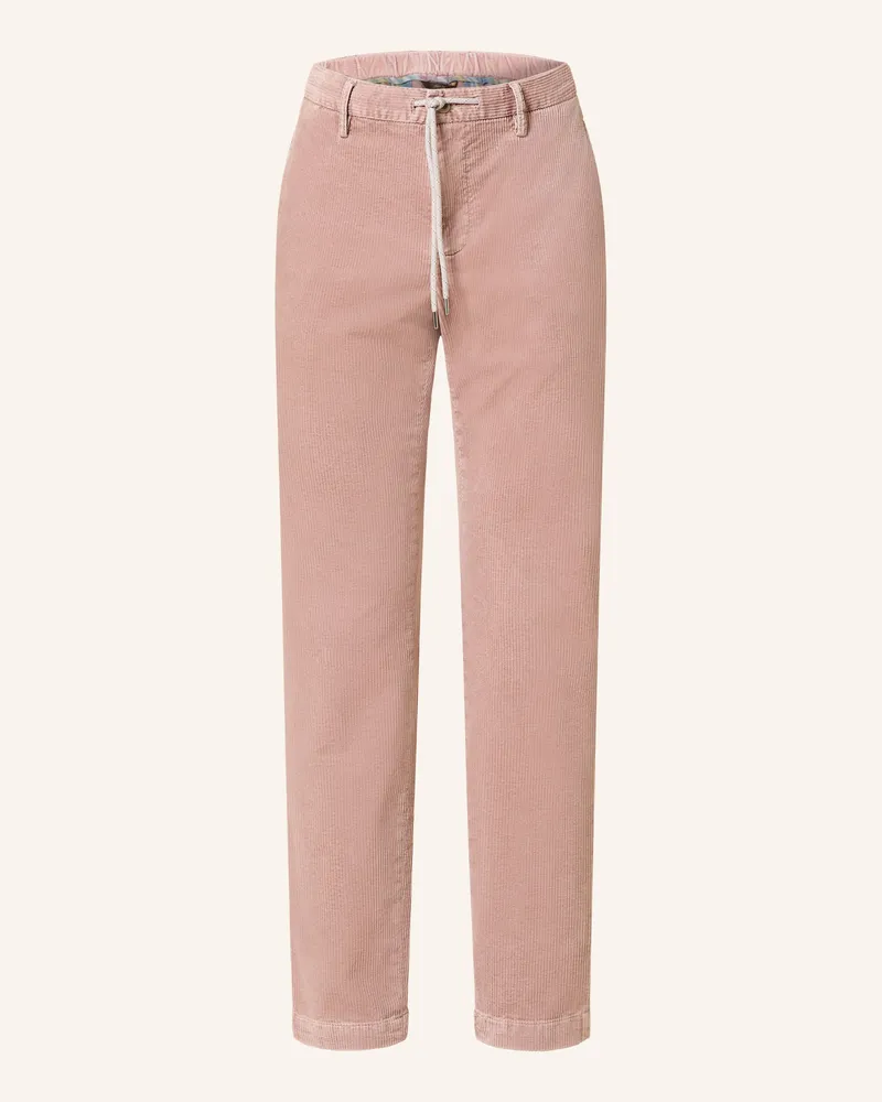 Alberto Cordhose JUMP im Jogging-Stil Slim Fit Rosé