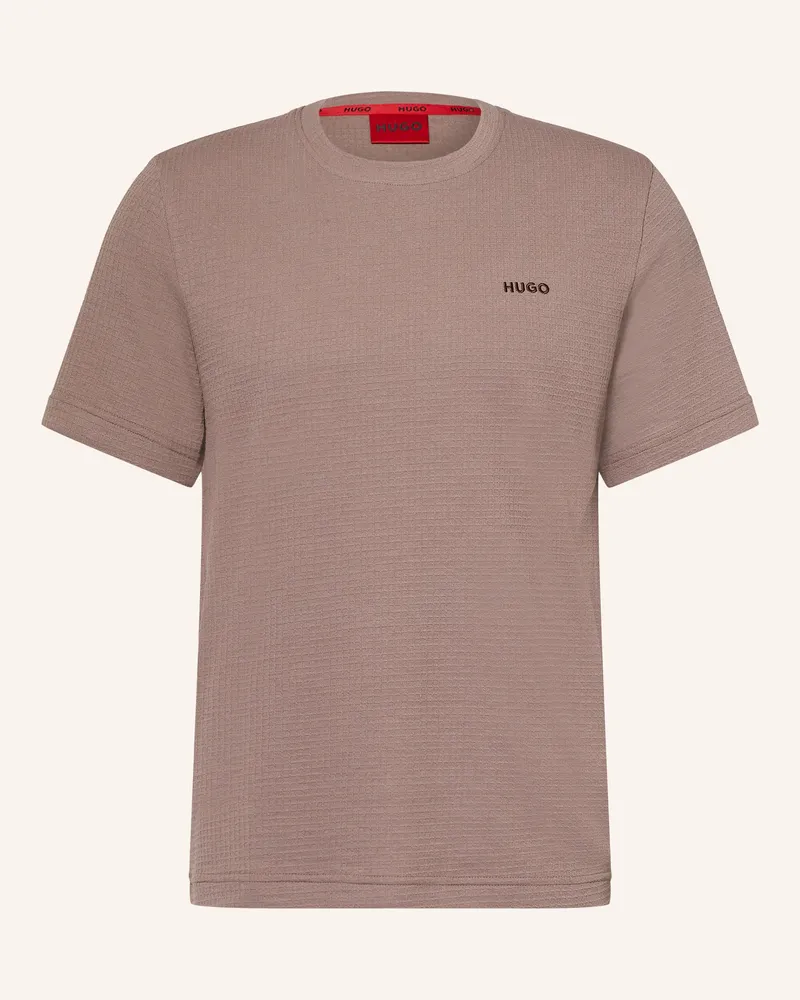 HUGO BOSS Schlafshirt Austin braun Taupe