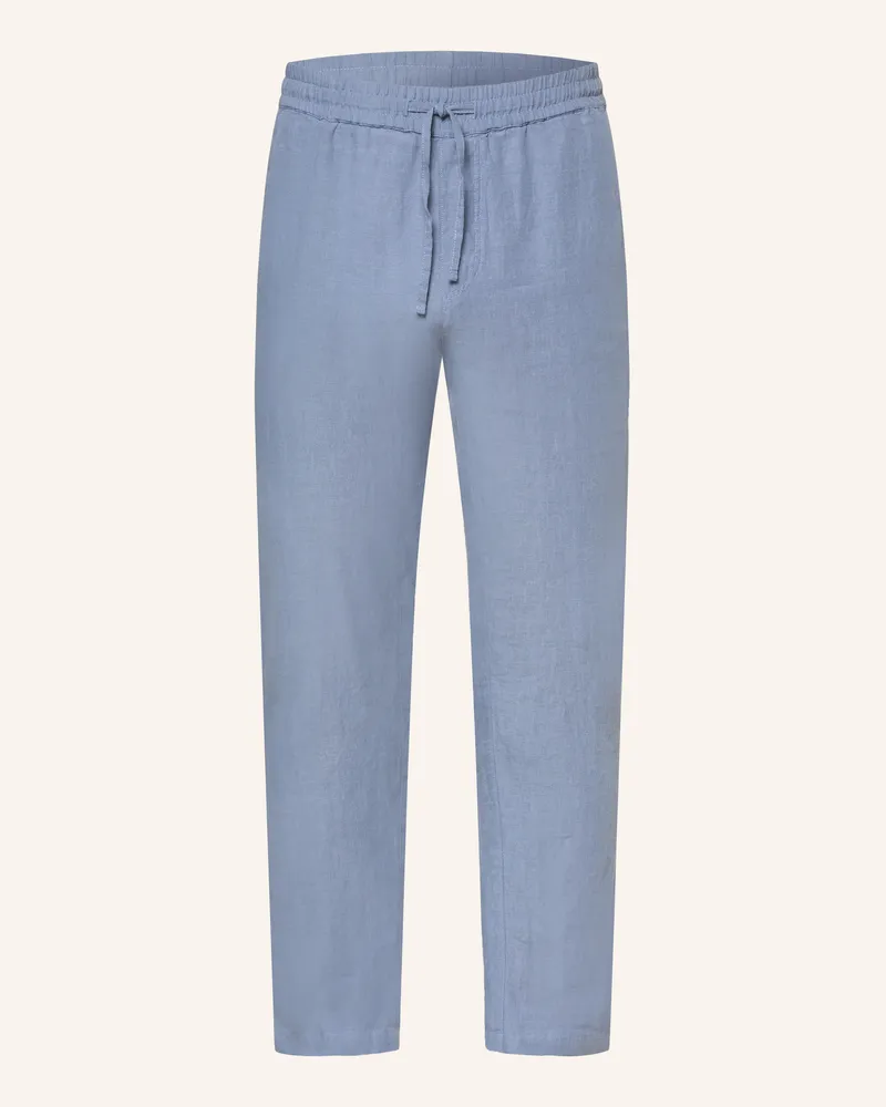 Juvia Leinenhose BILLY Slim Fit Blau