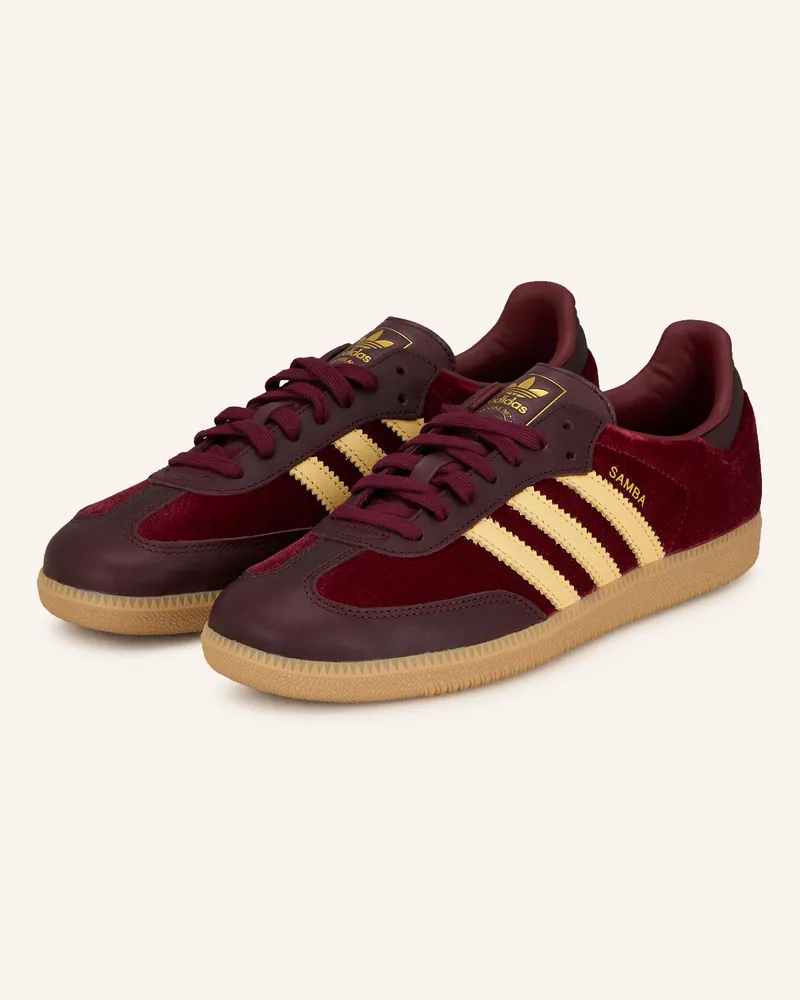 adidas Sneaker Samba Og rot Dunkelrot