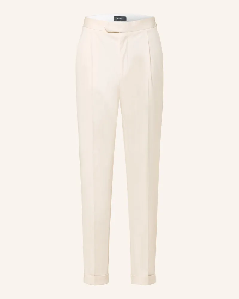 Reiss Anzughose Cantwell Tapered Fit weiss 04