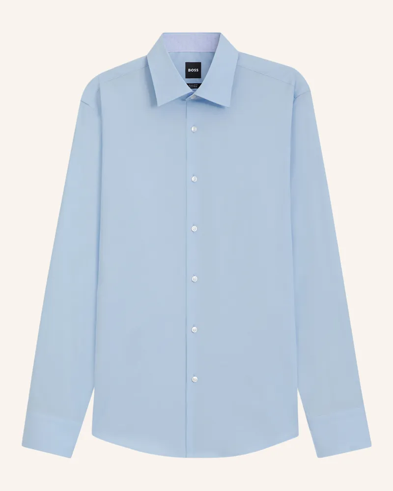 HUGO BOSS Shirt H-Joe-K-c3-263 Regular Fit blau Hellblau