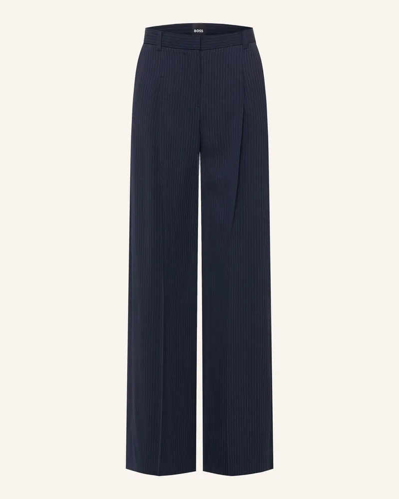HUGO BOSS Marlenehose Tiana blau Dunkelblau