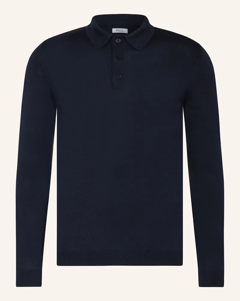 paul Strick-Poloshirt Dunkelblau