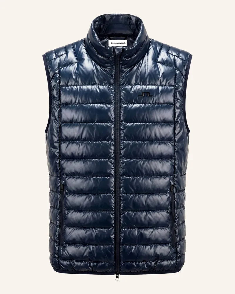 J.Lindeberg Daunenweste blau Blau