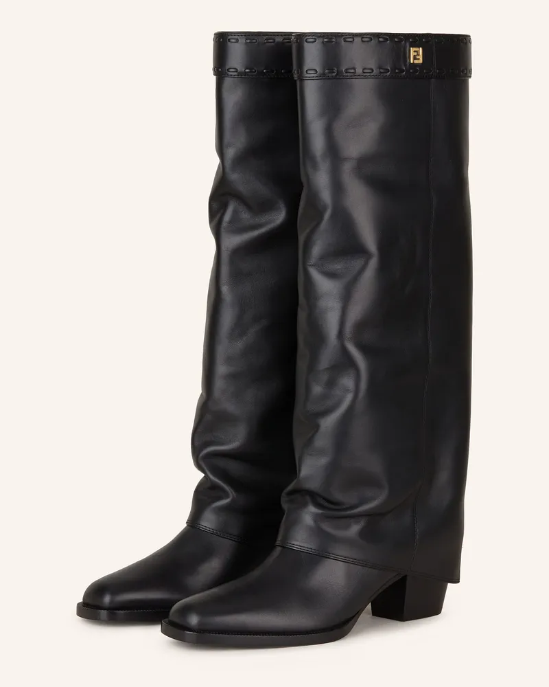 Fendi Stiefel schwarz Schwarz