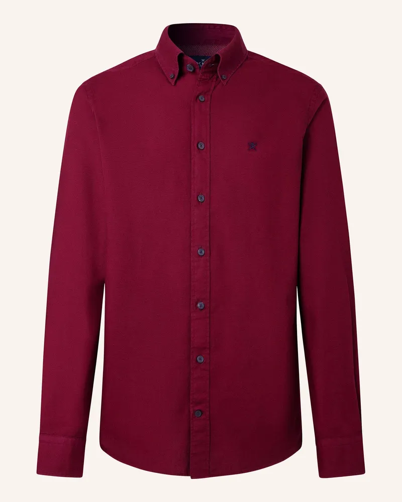 Hackett Freizeithemd Ess Gmt Dyed Oxford rot Rot