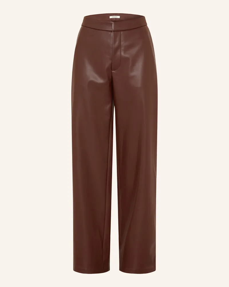 GAUCHERE Marlenehose In Lederoptik braun Braun