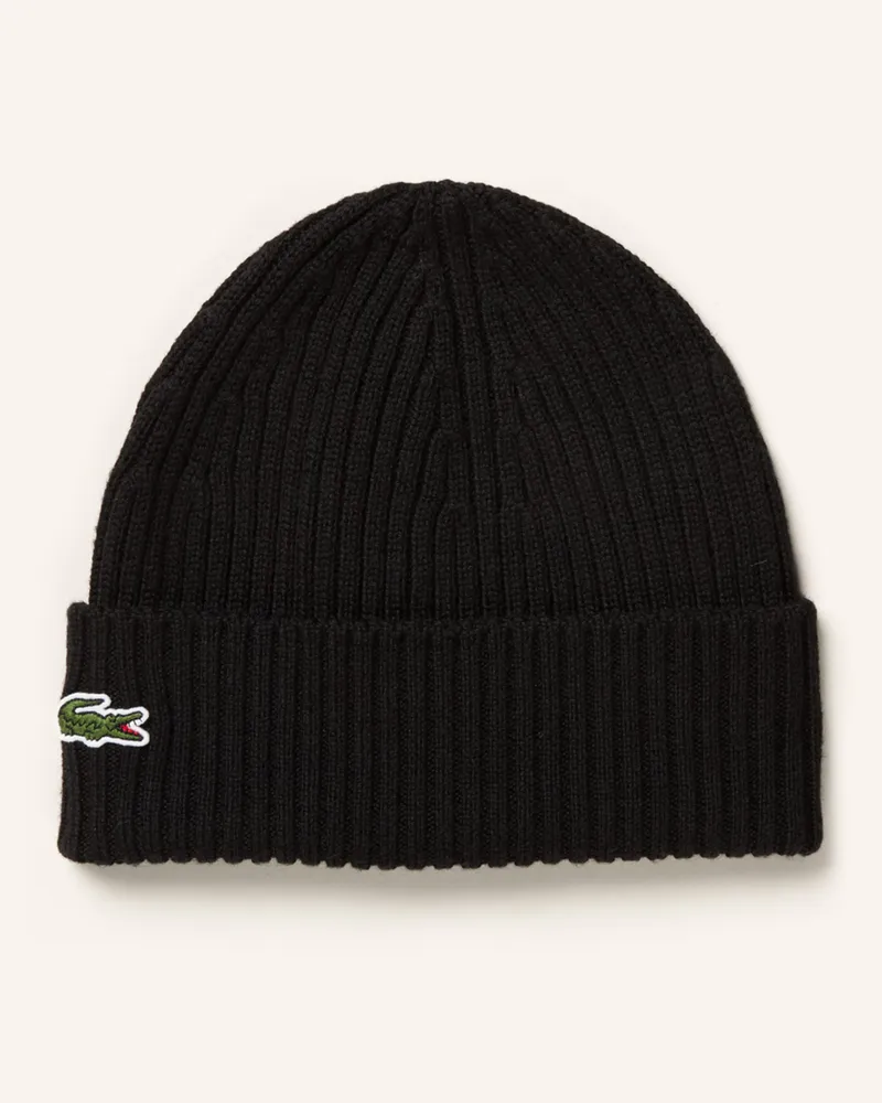 Lacoste Mütze schwarz Schwarz