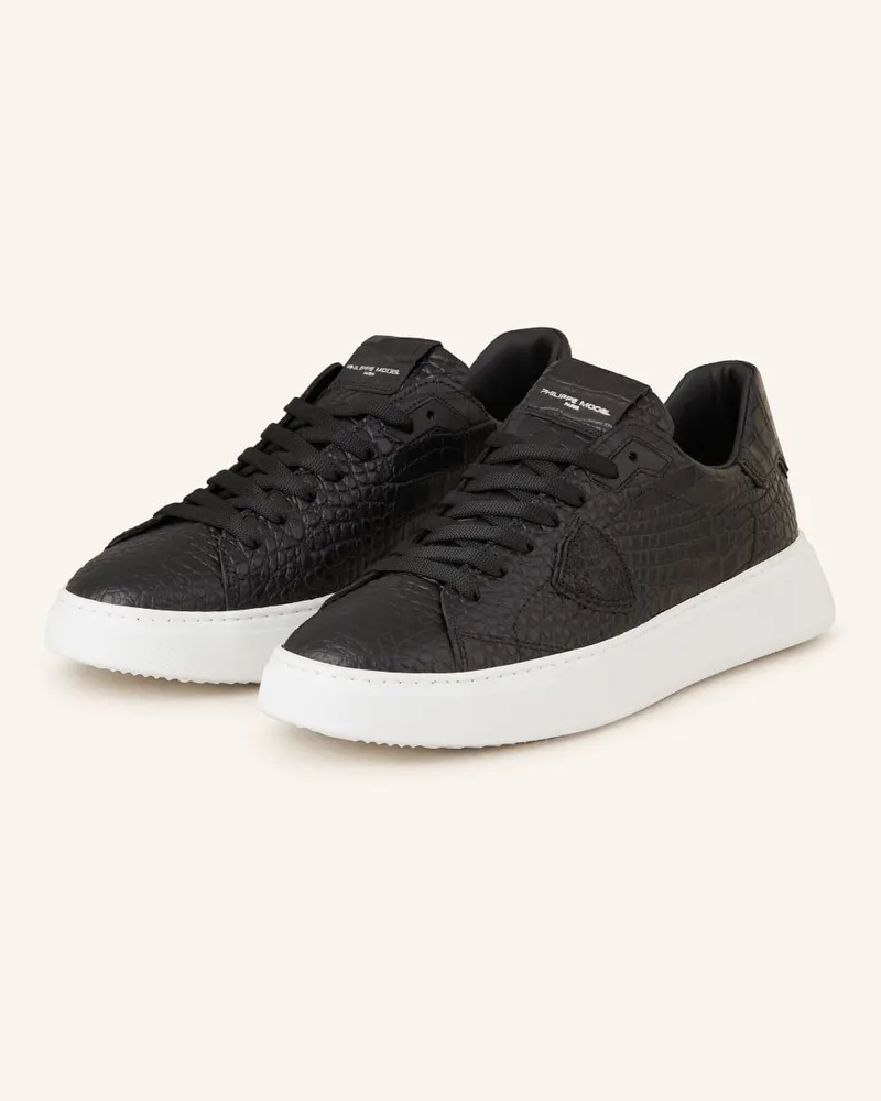 Philippe Model Sneaker TEMPLE - SCHWARZ Schwarz